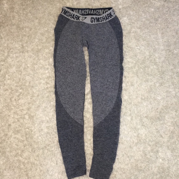 Gymshark Pants - Sapphire Blue/Light Gray Gymshark Flex Leggings